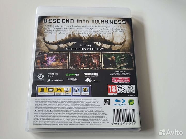 Hunted The Demon's Forge PS3