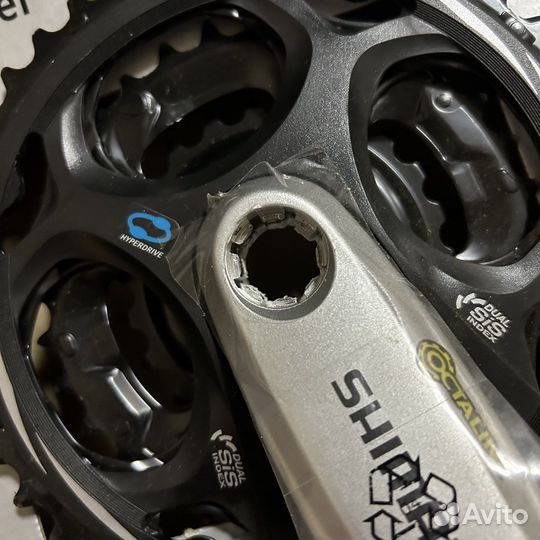 Шатуны shimano 170мм