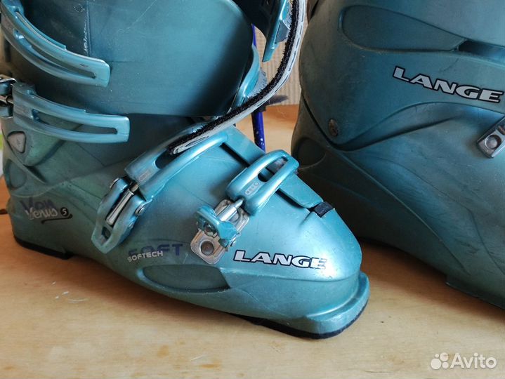 Горнолыжный комплект лыжи ботинки, палки,чехлы