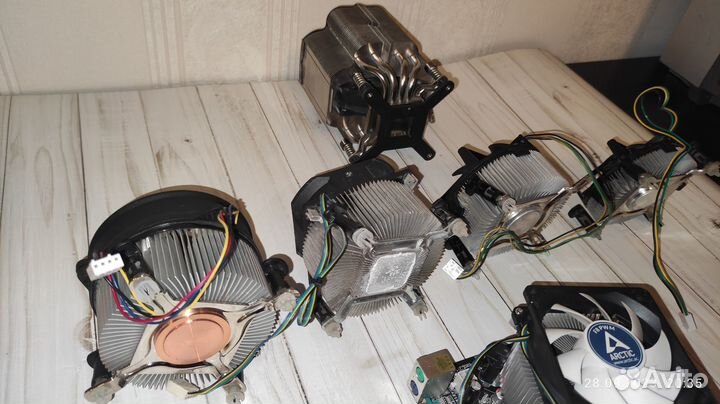 Куллеры процессор 775 Asus v60 трубки и другие