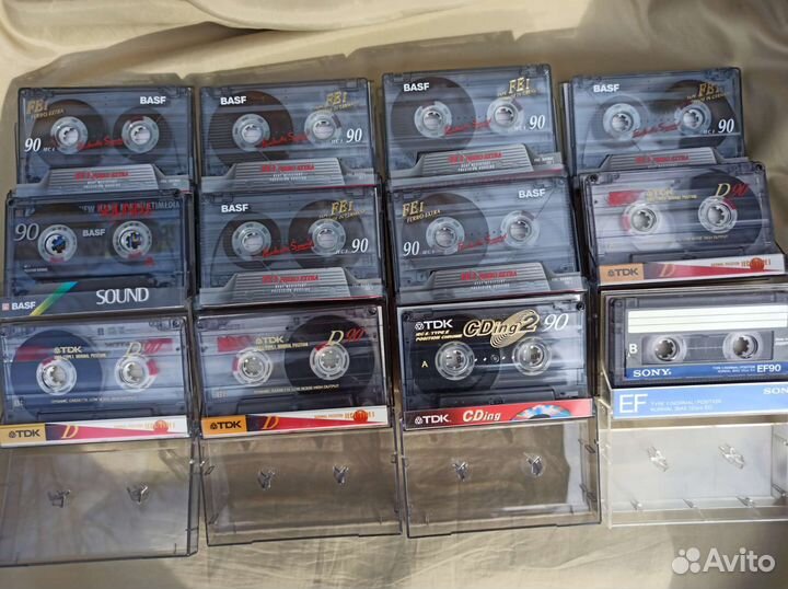 Аудиокассета Basf Sony TDK состояние новых