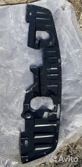 Защита двигателя под бампер Mitsubishi Lancer 10