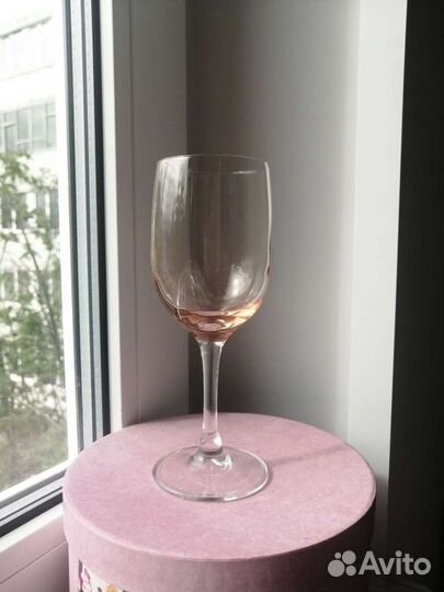 Бокалы Калининские. (3шт) цветное стекло винтаж