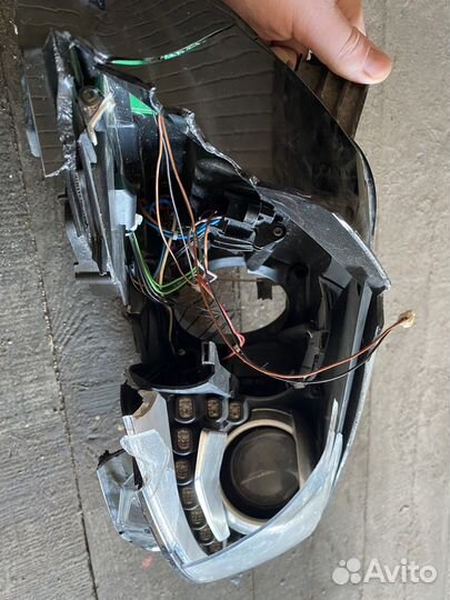 Левая фара vw passat cc