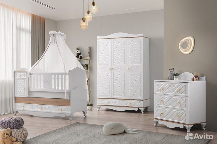 Кровать детская. Мебель турецкая Lovely baby