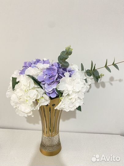 Хрустальная ваза чехия