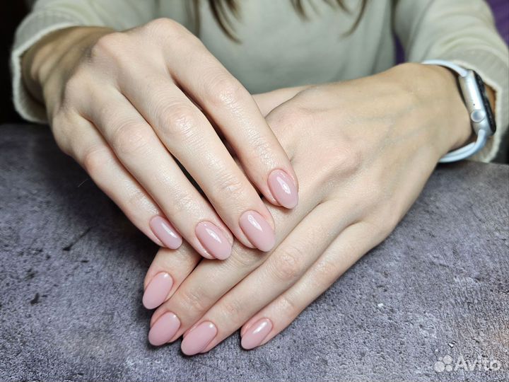 Маникюр с покрытием гель лак
