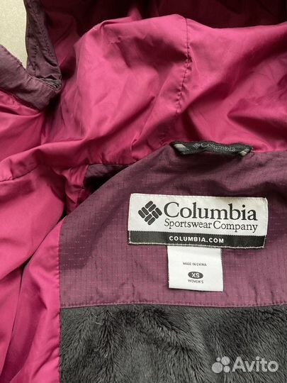 Пуховик женский columbia XS