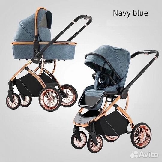 Коляска 2в1 для новорожденных Luxmom 770