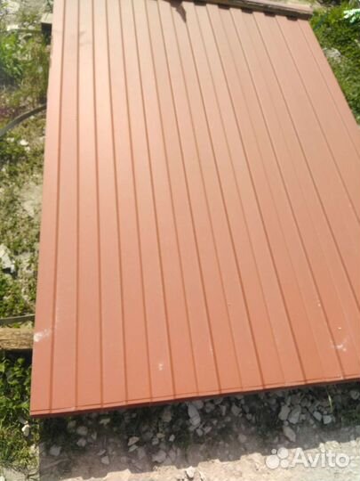 Забор из профнастила установка