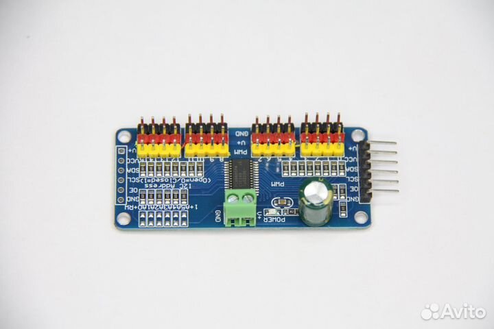 16-канальный 12-BIT PWM/servo модуль с I2C интерфе