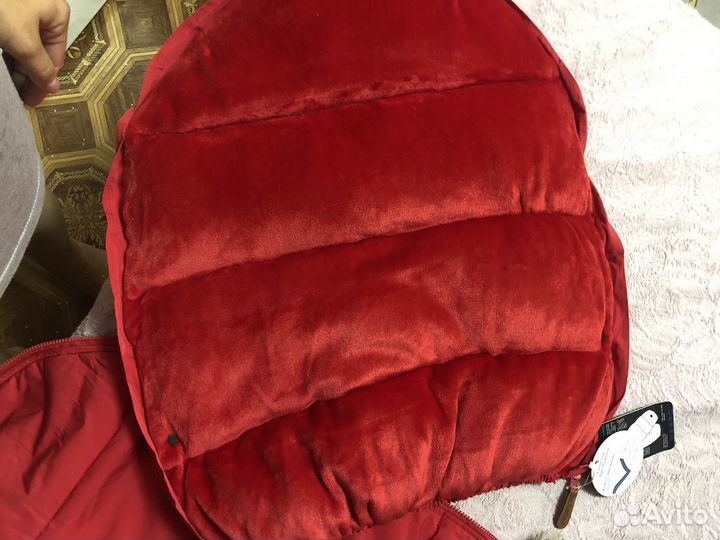 Конверт зимний с опушкой в коляску