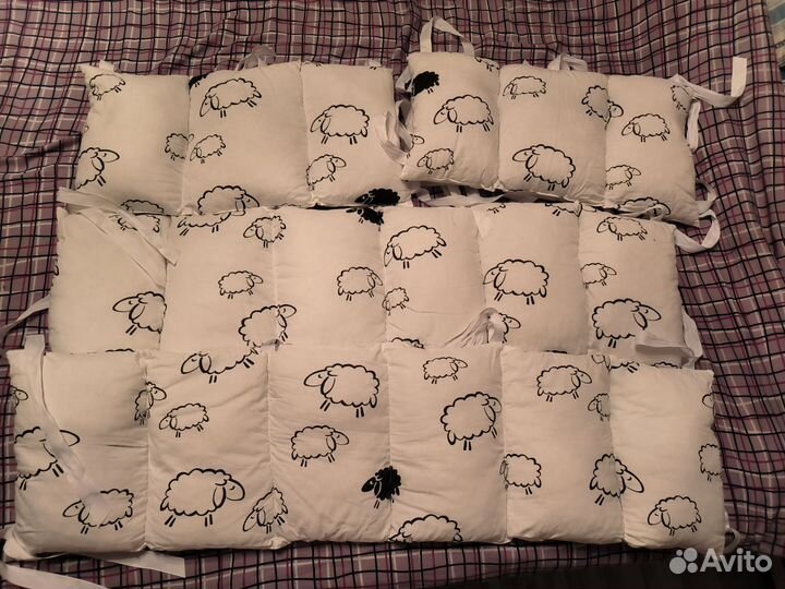 Бортики в детскую кроватку