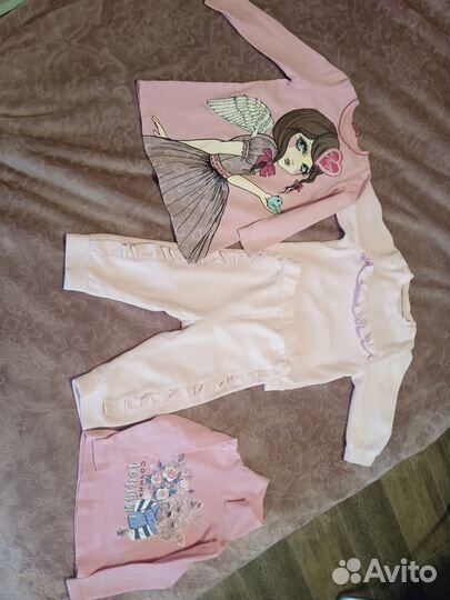 Вещи пакетом на девочку 80 86