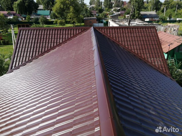 Металлочерепица. Замер. Расчет
