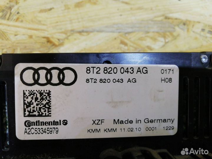 Блок управления печки/климат-контроля Audi A5 8T