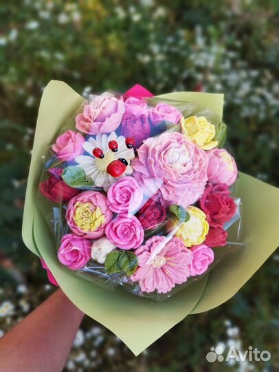 Шоколадный букет/шоколадные цветы/подарок из шокол