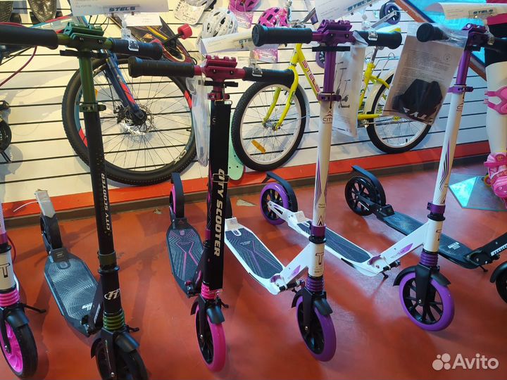 Складной самокат TechTeam City Scooter