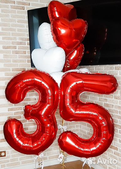 Воздушные шары на юбилей