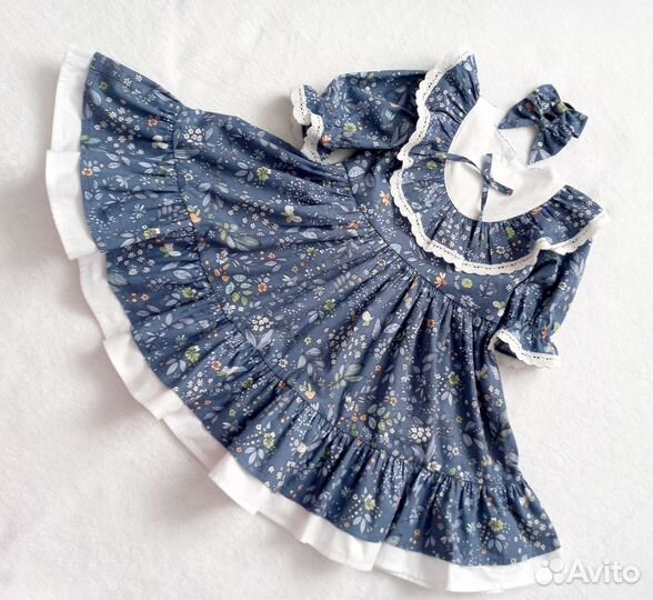 Нарядное платье для девочки 98