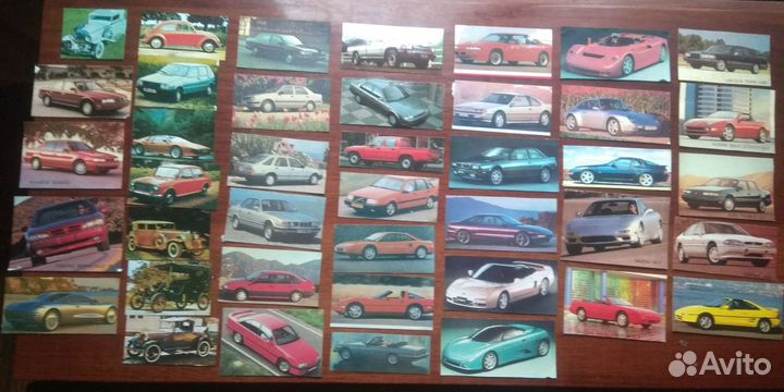 Календарики автомобили 90-2000гг