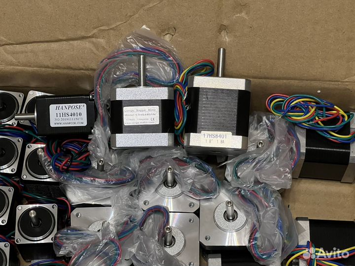 Шаговые двигатели. Новые. Nema17, Nema14, Nema11