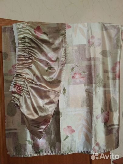 Шторы 2шт. с ламбрикеном