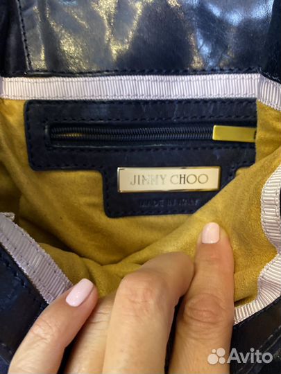 Клатч натуральная кожа jummy choo