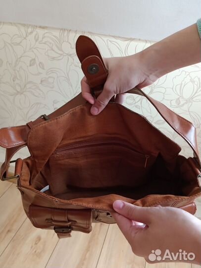 Сумка женская натуральная кожа бу
