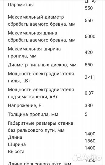 Дисковая пилорама дпа-550
