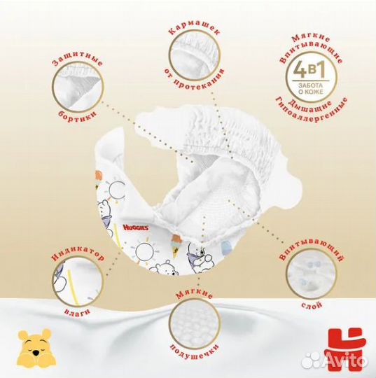 Подгузники Huggies Elite Soft 1