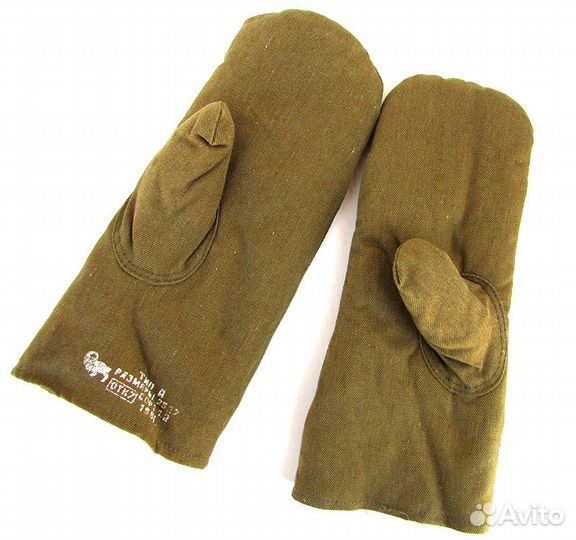 Варежки меховые овчина