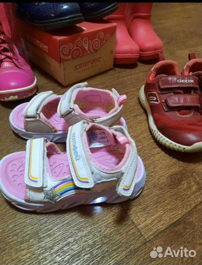 Ботинки демисезонные для девочки 24 размер