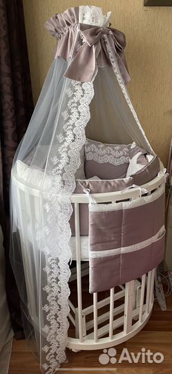 Набор подушек в краватку детскую