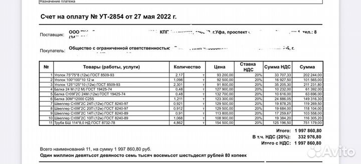 Швеллер Балка Уголок Труба металлопрокат обмен на