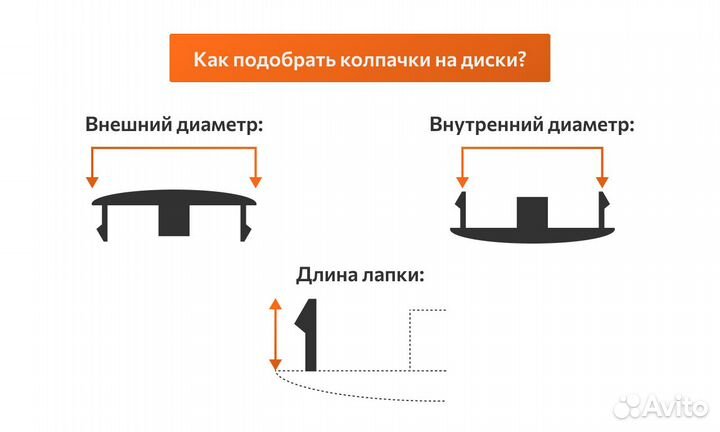 Комплект: колпак на диск AMG affalterbach 4 шт