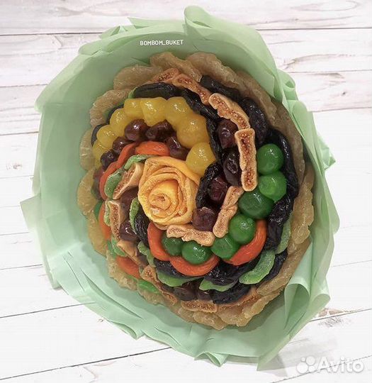 Букет из сухофруктов,подарочные боксы