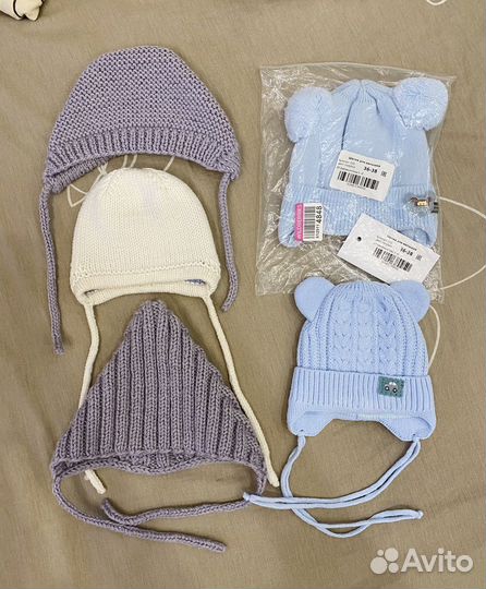 Шапочки детские осень