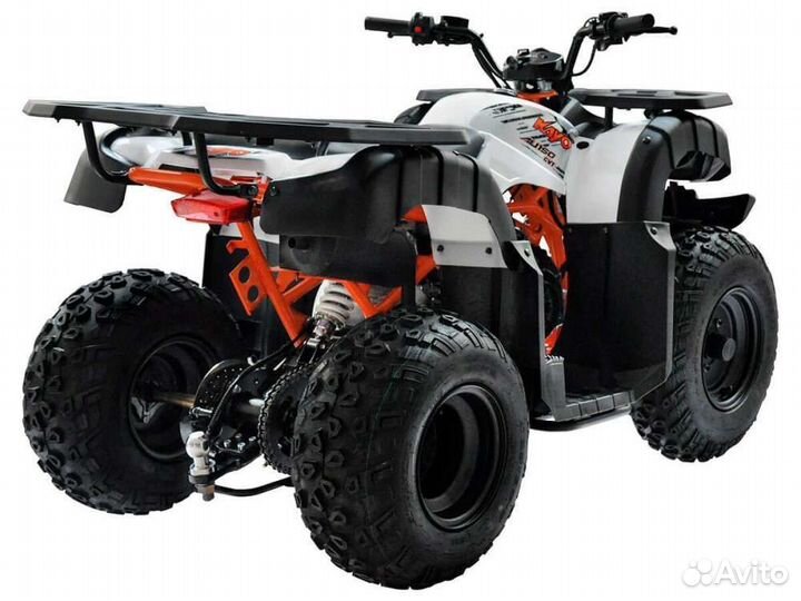Квадрицикл kayo AU150 CVT (белый пластик 2024 г.)