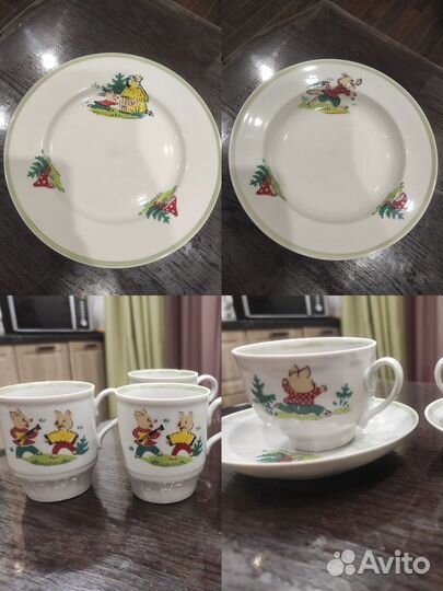 Детская посуда СССР