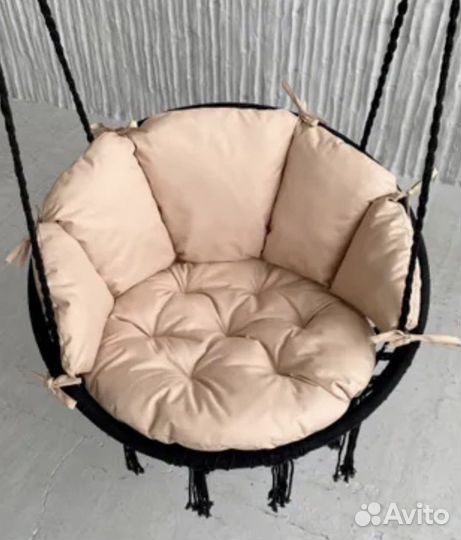 Подушка со спинкой на качели