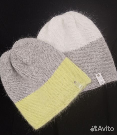 Шапка женская вязаная ручной работы