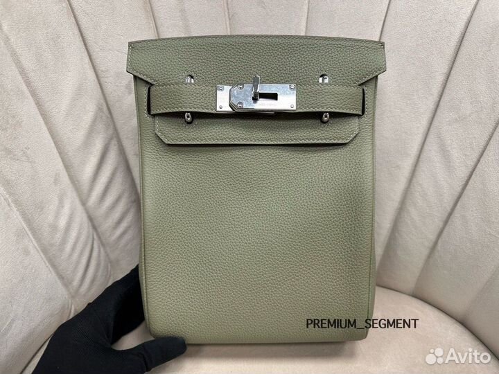 Мужская сумка Hermes Hac a Dos зелёная