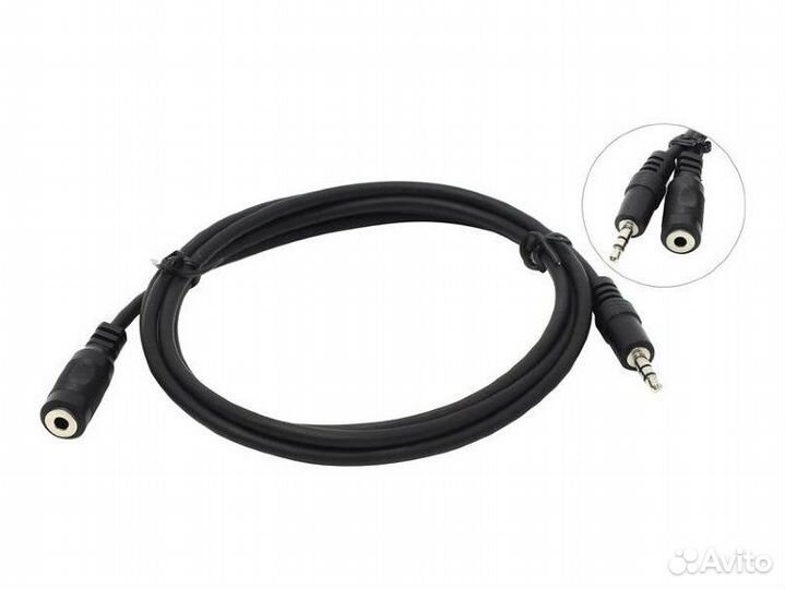 Кабель удлинитель аукс 3.5 Jack 1,5-5 м