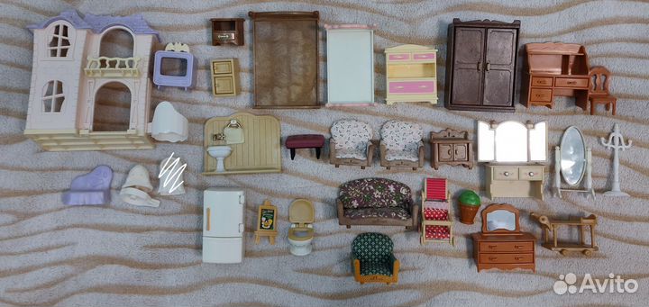 Домик,мебель,аксессуары Sylvanian families,сельван
