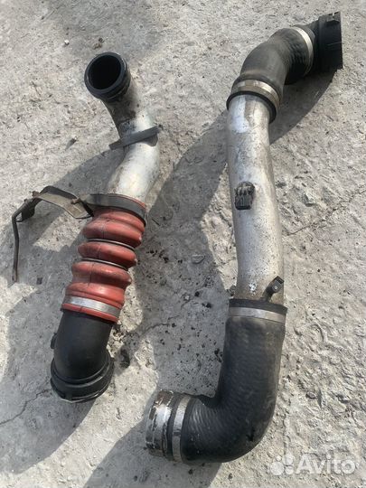 Патрубок интеркуллера BMW E65 M57d30 рестайлинг