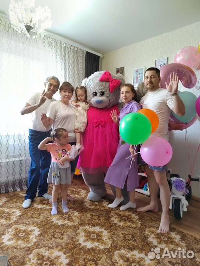 Поздравление от мишки тедди