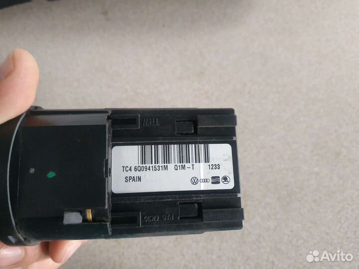 Переключать освещения фольцваген поло