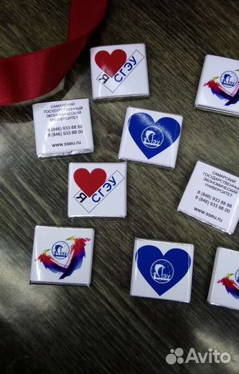 Шоколад с логотипом