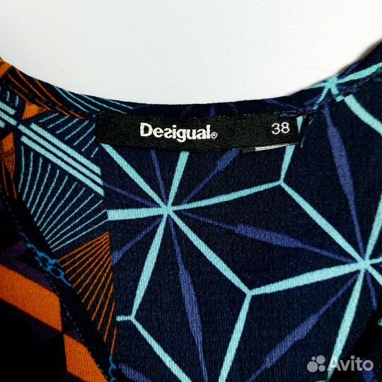 Платье desigual с геометрическим принтом 46